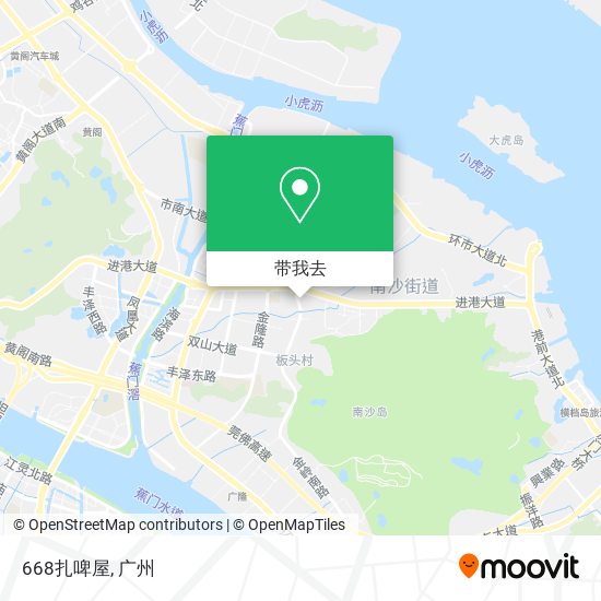 668扎啤屋地图