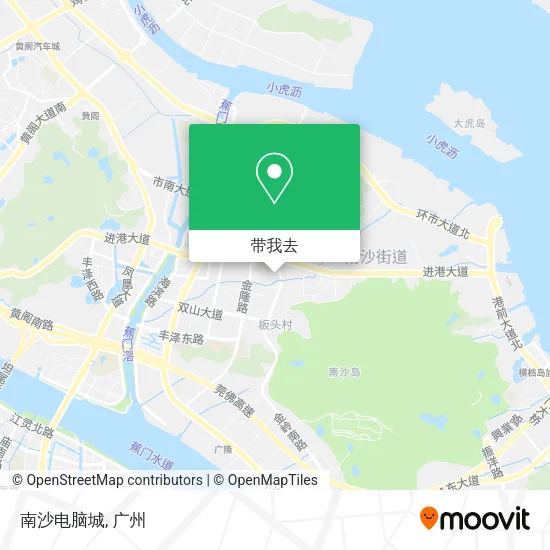 南沙电脑城地图