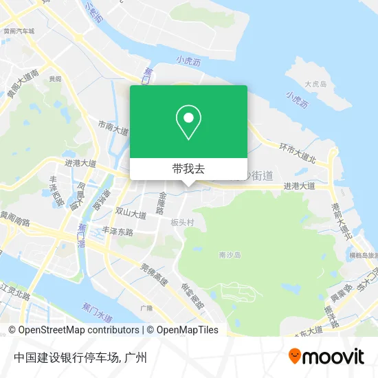 中国建设银行停车场地图