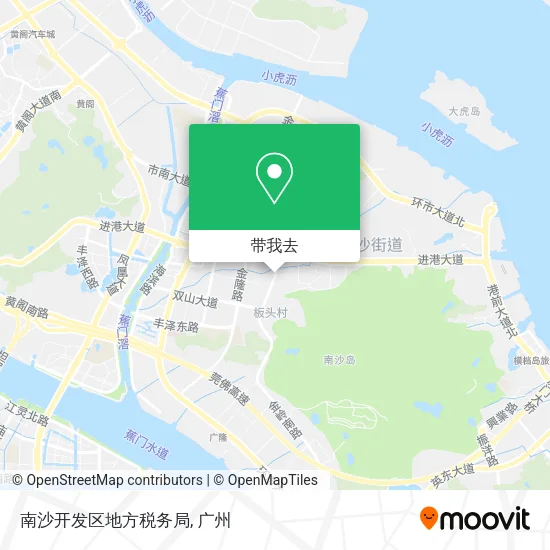 南沙开发区地方税务局地图