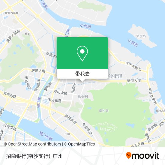 招商银行(南沙支行)地图
