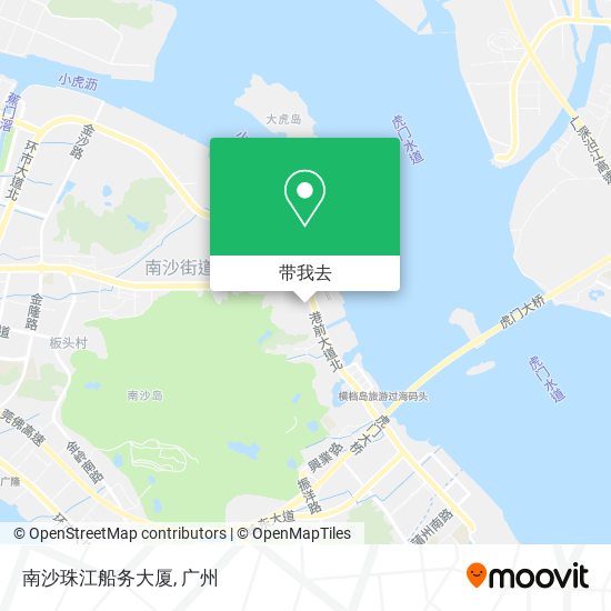 南沙珠江船务大厦地图