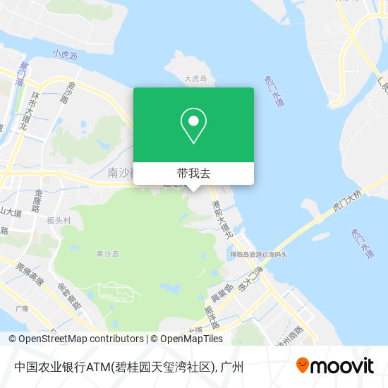 中国农业银行ATM(碧桂园天玺湾社区)地图
