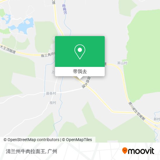 清兰州牛肉拉面王地图
