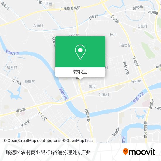 顺德区农村商业银行(裕涌分理处)地图