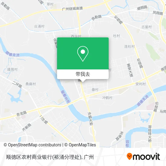 顺德区农村商业银行(裕涌分理处)地图