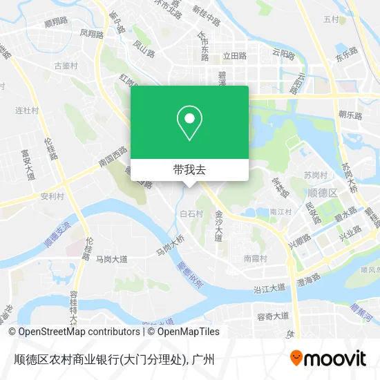顺德区农村商业银行(大门分理处)地图