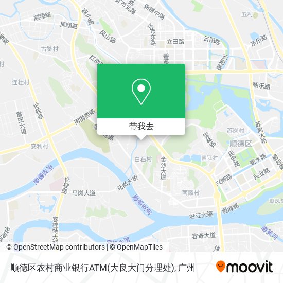 顺德区农村商业银行ATM(大良大门分理处)地图