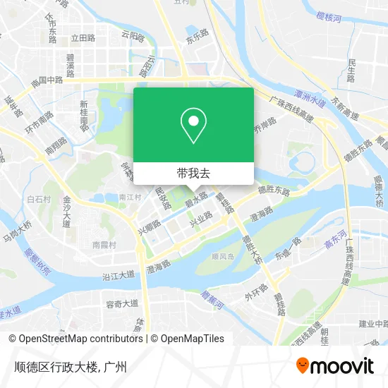 顺德区行政大楼地图