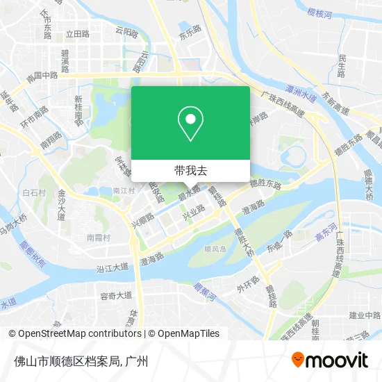 佛山市顺德区档案局地图