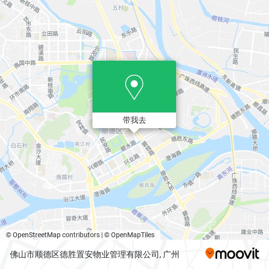 佛山市顺德区德胜置安物业管理有限公司地图