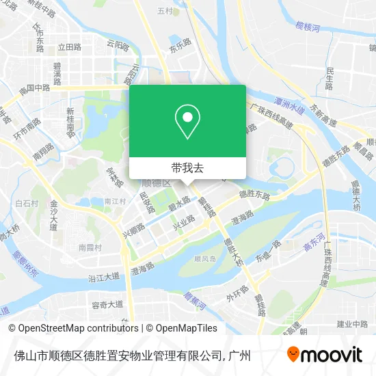 佛山市顺德区德胜置安物业管理有限公司地图