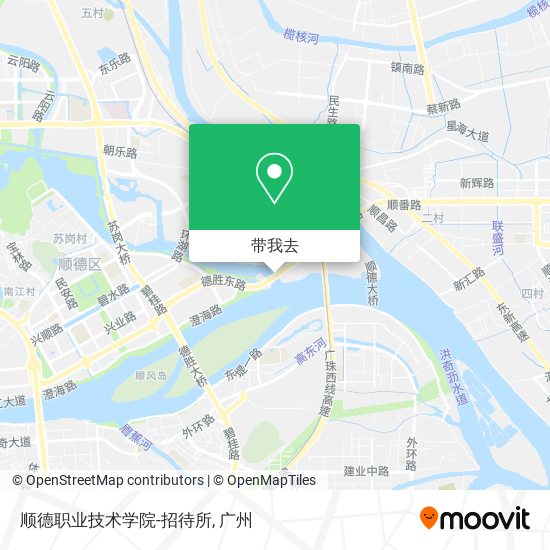 顺德职业技术学院-招待所地图