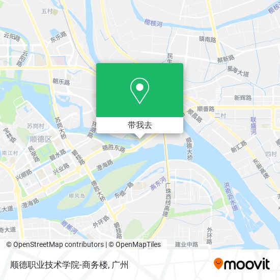 顺德职业技术学院-商务楼地图