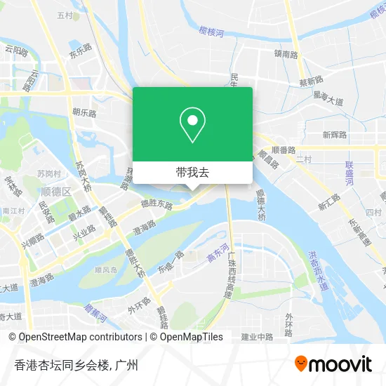 香港杏坛同乡会楼地图