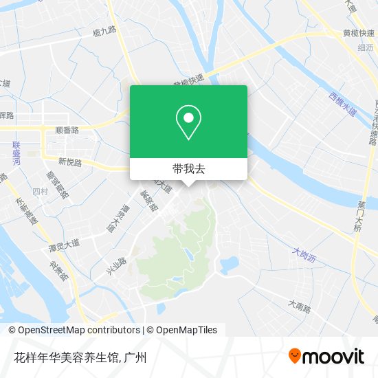 花样年华美容养生馆地图