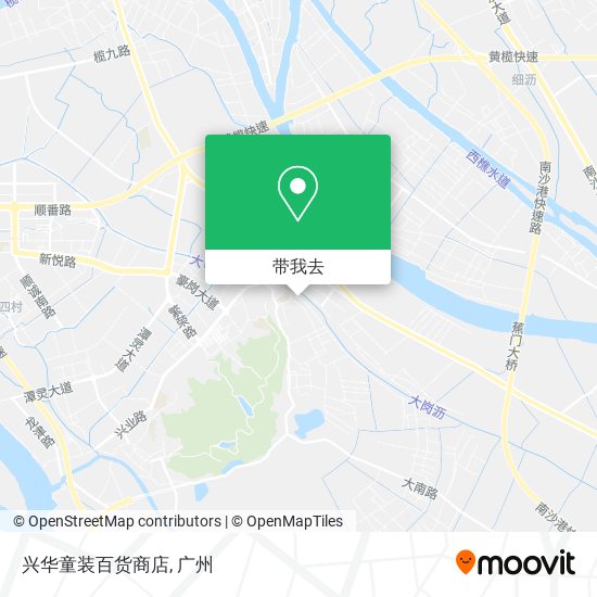 兴华童装百货商店地图