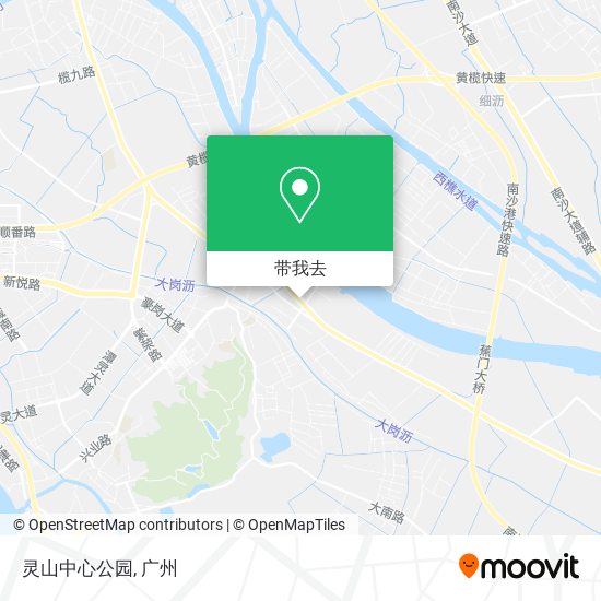 灵山中心公园地图