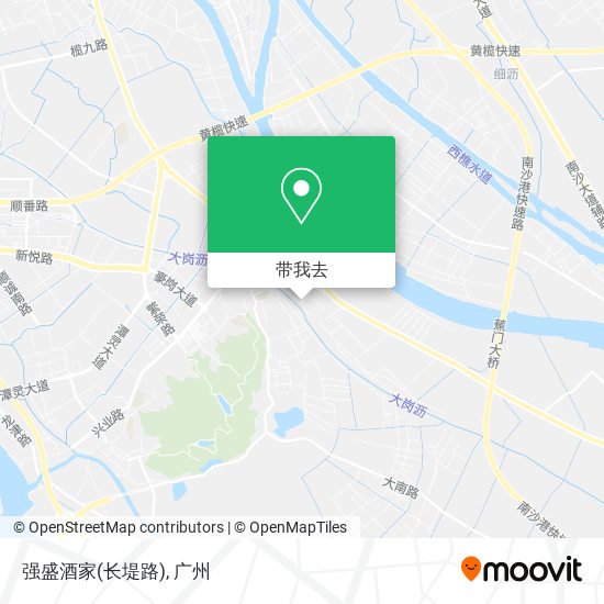 强盛酒家(长堤路)地图