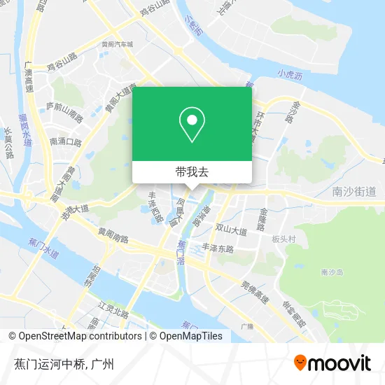 蕉门运河中桥地图