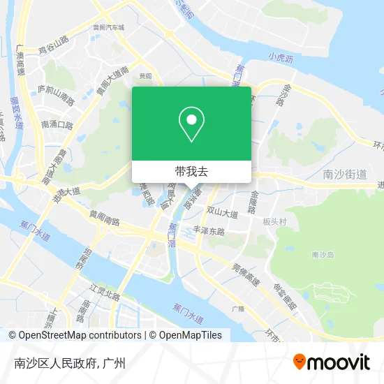 南沙区人民政府地图