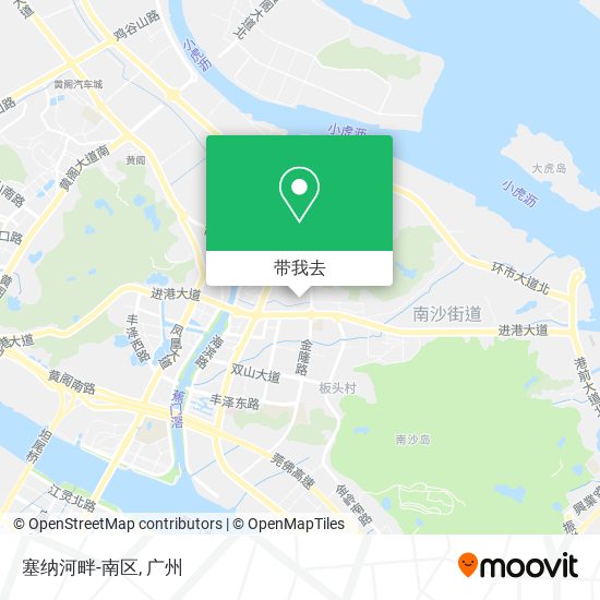 塞纳河畔-南区地图