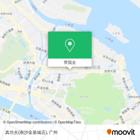 真功夫(南沙金基城店)地图
