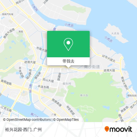 裕兴花园-西门地图