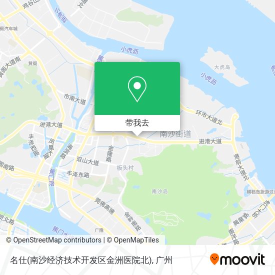 名仕(南沙经济技术开发区金洲医院北)地图