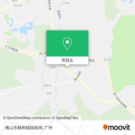 佛山市杨和镇国税局地图