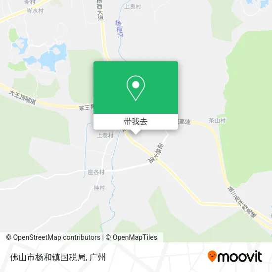 佛山市杨和镇国税局地图
