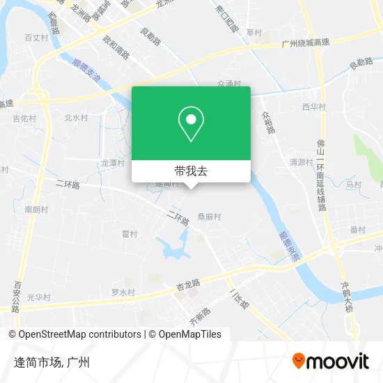 逢简市场地图