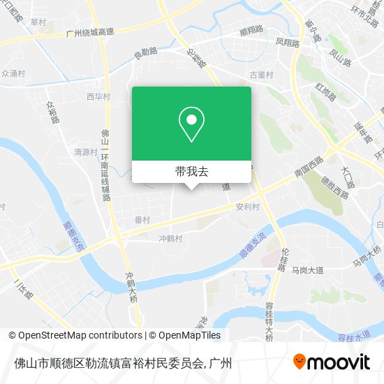 佛山市顺德区勒流镇富裕村民委员会地图
