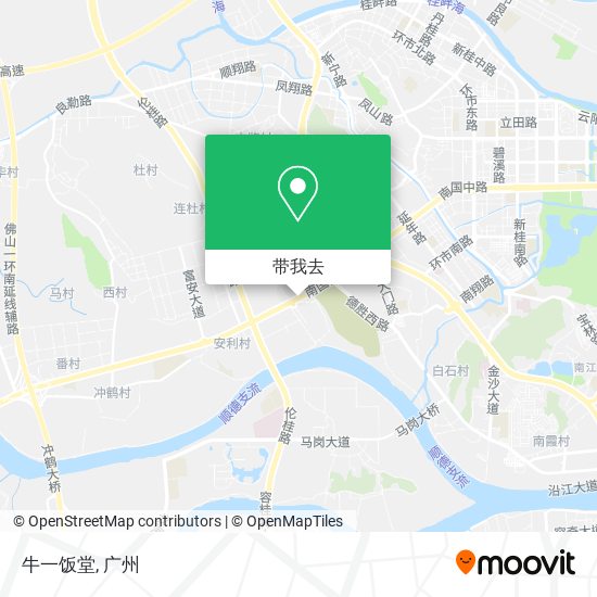 牛一饭堂地图