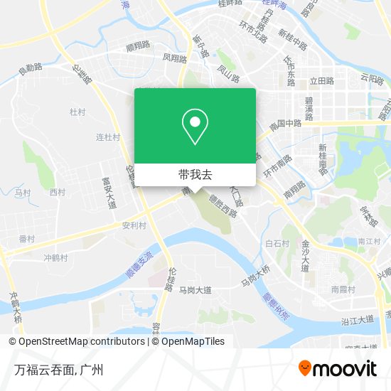 万福云吞面地图