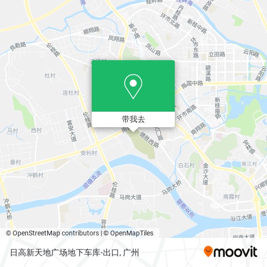 日高新天地广场地下车库-出口地图