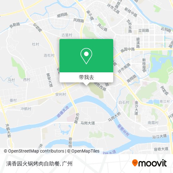 满香园火锅烤肉自助餐地图