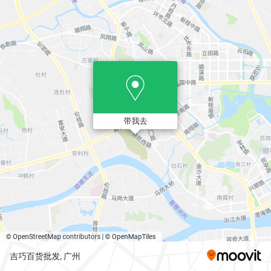 吉巧百货批发地图