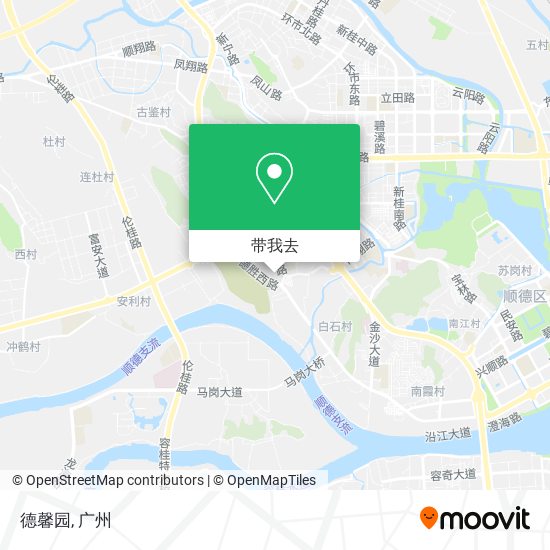 德馨园地图