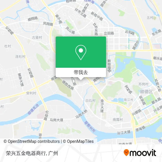 荣兴五金电器商行地图