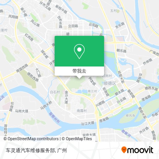 车灵通汽车维修服务部地图