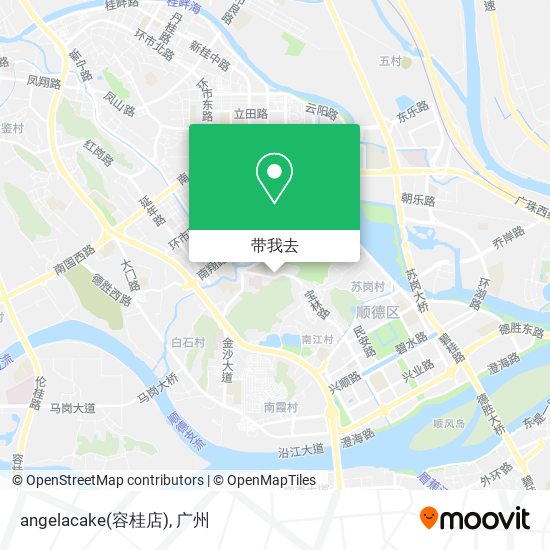 angelacake(容桂店)地图