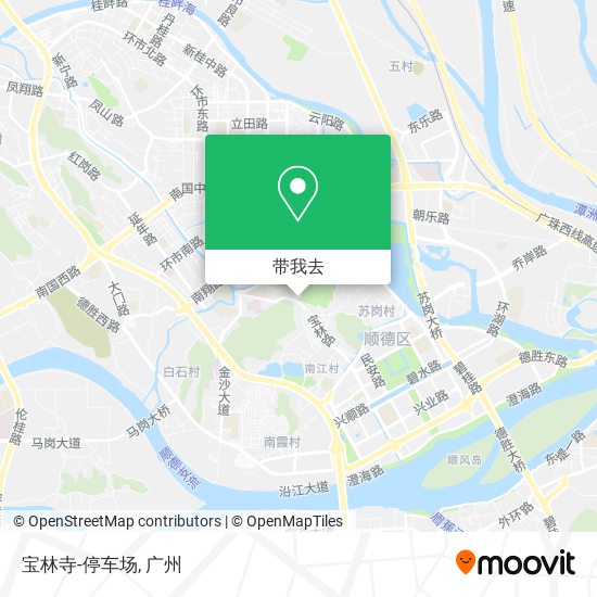 宝林寺-停车场地图