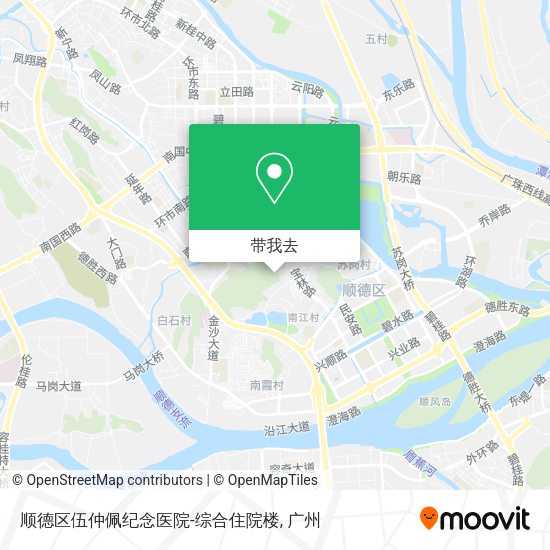 顺德区伍仲佩纪念医院-综合住院楼地图
