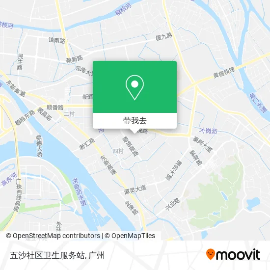 五沙社区卫生服务站地图