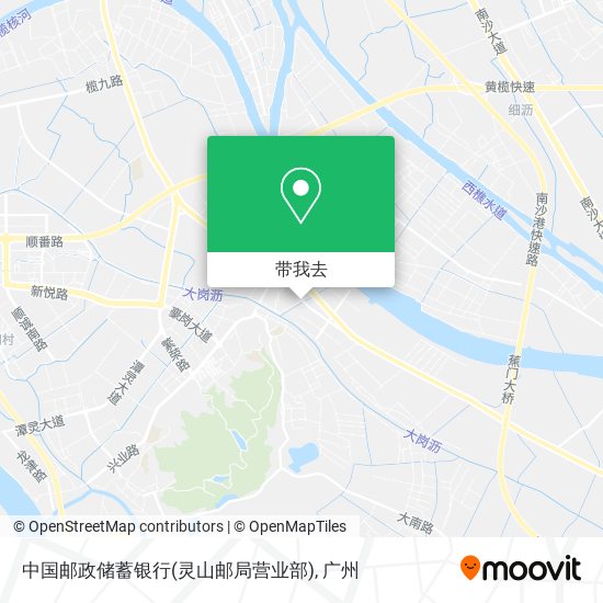 中国邮政储蓄银行(灵山邮局营业部)地图
