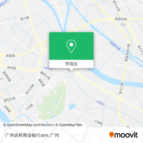 广州农村商业银行atm地图