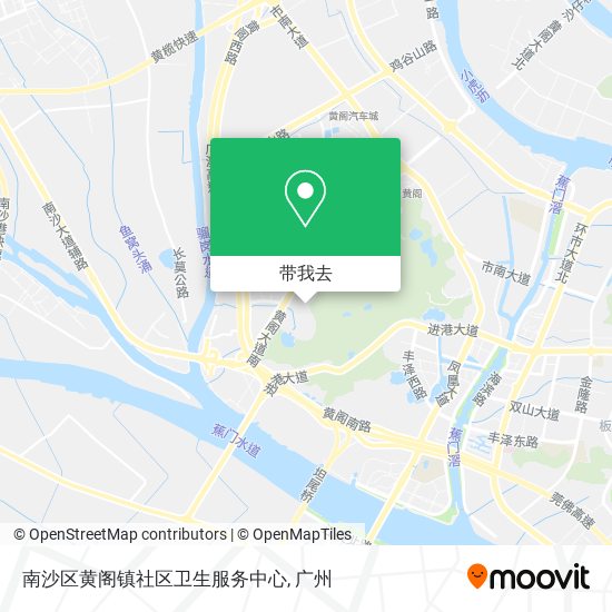 南沙区黄阁镇社区卫生服务中心地图
