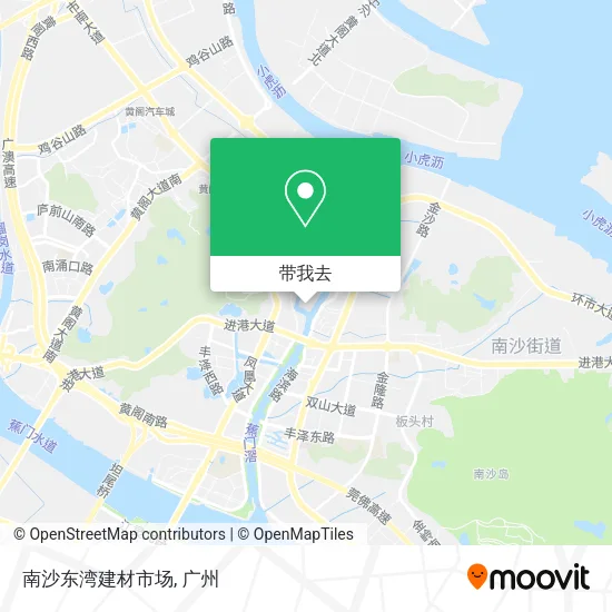 南沙东湾建材市场地图