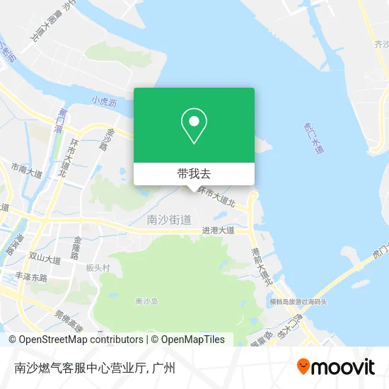 南沙燃气客服中心营业厅地图